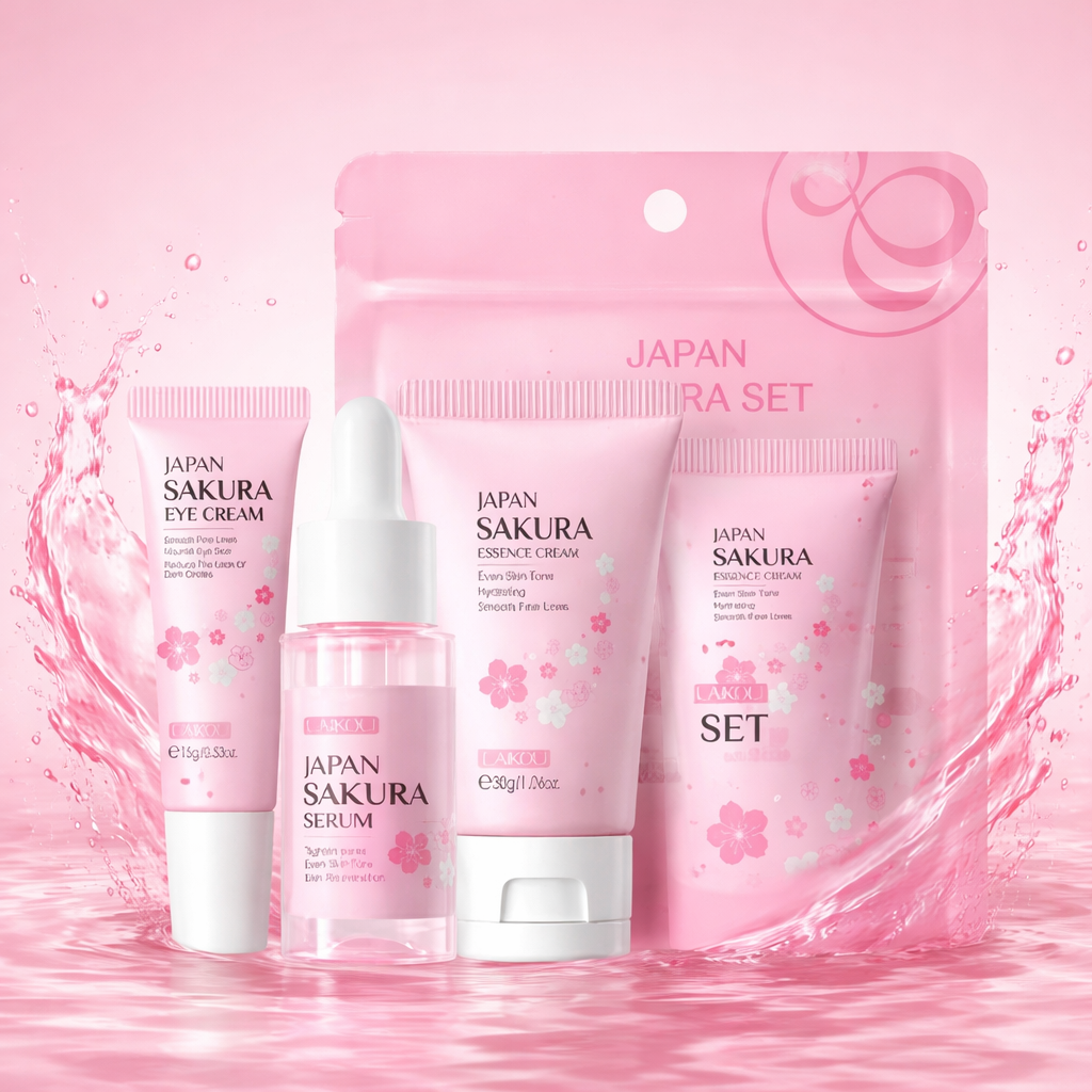 LAIKOU – Pack Soin Complet (Snail, Vitamine C ou Sakura)