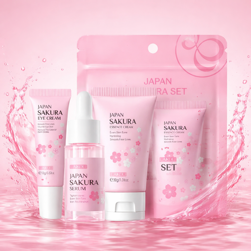 LAIKOU – Pack Soin Complet (Snail, Vitamine C ou Sakura)